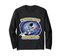 alla Quarta elementare e Oltre la Scuola di astronauti per Amanti dello Spazio per Ragazzi Maglia a Manica
