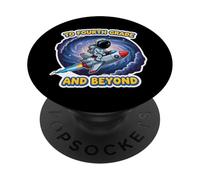 Alla quarta elementare e oltre la scuola di astronauti per amanti dello spazio per ragazzi PopSockets PopGrip Adesivo