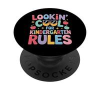 Alla ricerca di fresco per l'asilo Ritorno a scuola Ragazzi Ragazze PopSockets PopGrip Adesivo