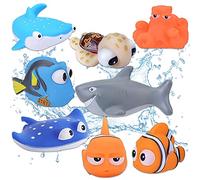 Alla ricerca di Nemo Toys - 8 pezzi "Alla ricerca di Dory" Nemo, giocattoli da bagno galleggianti per bambini, giocattoli da bagno per bambini per doccia e nuoto