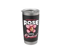 Alla ricerca di una rosa a volte ami le orchidee botaniche Bicchiere termico in acciaio inox doppia parete