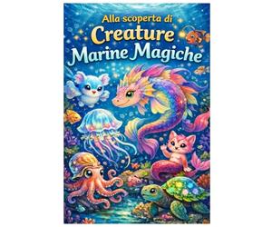 Alla scoperta delle creature marine magiche: Un libro da colorare multimediale con una storia e funzione di lettura audio in 5 lingue (DE, EN, ES, FR und IT)