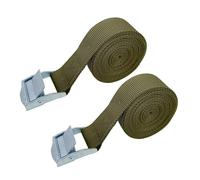 allacciare la cinghia， 2 pezzi da 3 metri di cinghie di fissaggio con fibbia for auto, camion, moto, bici, fune di traino, cinghia di fissaggio for bagagli, borsa, cinghia fissa(Sliver)