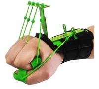 Allacciatore per dita in silicone per chitarra, impugnatura con resistenza regolabile, strumento di sviluppo della a cinque dita | per l'allenamento fisioterapisti, musicisti e sportivi