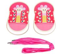 Allacciatura giocattolo per scarpe - Strumento per la formazione | Modello con modello di esercizi interattivi in legno, dispositivo di coordinazione precoce, allenatore manuale per bambini, Fun