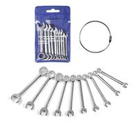 alladaga Mini set di chiavi combinate in acciaio inox utensili di riparazione chiavi piccole (MET)