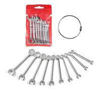 alladaga Mini set di chiavi combinate in acciaio inox utensili di riparazione piccole chiavi (SAE)