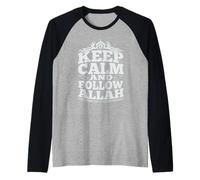 Allah è Il Mio re Tshirt, Allah è Grande Maglietta Maglia con Maniche Raglan