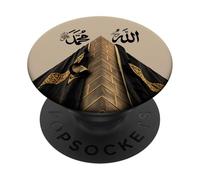 Allah musulmano e profeta Maometto Nome Script arabo Islam PopSockets PopGrip Adesivo