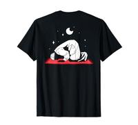 Allah Swt Adorazione Eid al-Fitr Tarawih Preghiera Art sul Retro Maglietta
