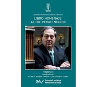 Allan Brewer-Carias Carlos Libro Homenaje Al Doctor Pedro Nik (Copertina rigida)