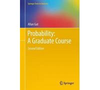 Allan Gut Probability: A Graduate Course (Tascabile)