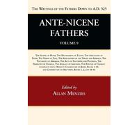 Allan Menzies Ante-Nicene Fathers (Copertina rigida)