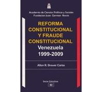 Allan R Brewer-Carias Reforma Constitucional Y Fraude Constitucional (Tascabile)