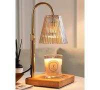 Allanmen Lampada scaldacandele con timer, scaldacandele dimmerabile per candele in barattolo, scaldacera regolabile in altezza con 2 lampadine