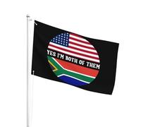 All'Aperto Bandiera Da Cortile 90X150Cm Usa Friendly South African Bandiera Da Personalizzata Gran Bandiera Da Giardino Per Barca, Decorazione Domestica, Camion