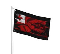 All'Aperto Bandiera Da Personalizzata 90X150Cm Tonga Eagle Bandiera Da Cortile Gran Bandiera Da Giardino Per Barca, La Fattoria All'Aperto, Feste