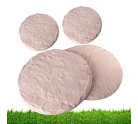 All'aperto - Pietre da giardino per sentieri, grandi pietre per pavimentazione paesaggistica | Set di 4 stivaletti decorativi perfetti per marciapiedi da giardino, decorazioni da giardino all'aperto