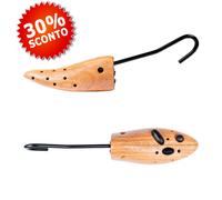 ALLARGA SCARPE PROFESSIONALE IN LEGNO - FORMA UOMO O DONNA TACCO ALTO O BASSO