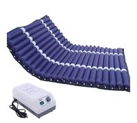 Allargare Materasso Antidecubito,Vari Tipi Di Letto,Materasso A Pressione Alternata Con Pompa Silenziosa,Materasso Ad Aria In Pvc Impermeabile Prevenzione Di Piaghe Da Decubito,Blu Navy,200x130cm