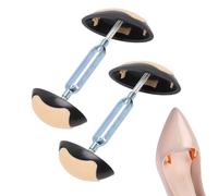 Allargascarpe Regolabile Donna, Mini Espansore per Scarpe Antiscivolo, Forma per Scarpe Estensore di Larghezza per Alleviare il Fastidio Al Piede, Ideale per Piedi Larghi (Dark Black)