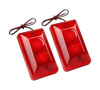 Allarme a filo forte da 120 dB con luce LED lampeggiante 15 W di grande potenza di sicurezza SFacile da usare per dispositivi di montaggio di difesa interni ed esterni