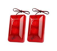 Allarme a filo forte da 120 dB con luce LED lampeggiante 15 W di grande potenza di sicurezza SFacile da usare per la difesa interna ed esterna