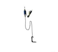 Allarme abboccata a LED Bundle 4 bobine con luci colorate e clip regolabili, perfetto per il pescatore (blu)