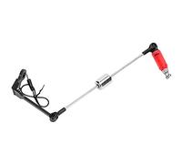 Allarme Abboccata Pesca con LED, Materiale Acciaio Inox+Plastica, Adatto a Tutte le Canna da Pesca, Antifalso Allarme