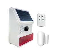 Allarme acustico e luminoso solare wireless 433MHZ con sirena esterna
