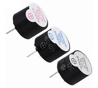 Allarme acustico magnetico attivo da 3 V/5 V/12 V, con tono bip continuo lungo, 12 mm, piezoelettrico attivo, 10 pezzi(10PCS 5V)