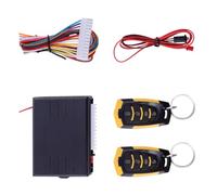 Allarme Antifurto per Auto Telecomando Pieghevole Dc12v | Plastica Nera, Frequenza 433.92mhz, Chiusura e Sblocco da Remoto, Accessorio per Auto