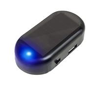 Allarme Auto energia Solare simulato Allarme fittizio, di Sicurezza Auto Allarme Finta Luce, antifurto LED Lampeggiante con Porta USB, Luce di Sicurezza di Avvertimento Solare