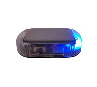 Allarme auto LED luce solare di sicurezza sistema fittizio antifurto Flash lampeggiante lampada blu