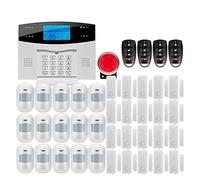 Allarme Casa Senza Fili, di allarme Tuya LCD Schermo GPRS Wifi GSM Sicurezza della casa con scasso con PIR Rilevatore di fumo del sensore di movimento