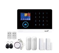 Allarme Casa Senza Fili, PG-103 4G 3G GSM di allarme Tuya Smart Life App Controllo for l'allarme di sicurezza domestica con PIR Sensore Door Sensor Smart Home Kit(Set B)