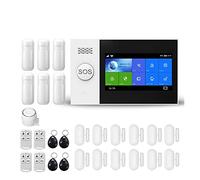 Allarme Casa Senza Fili, PG-107 Tuya Wireless Home Wifi GSM Sicurezza domestica con di allarme del sensore del rilevatore di movimento App Controllare la voce di supporto(R.)