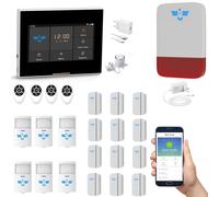 Allarme Casa WiFi Senza Fili Antifurto Casa Wireless con APP Tuya Supporta SIM