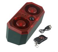 Allarme con sensore di movimento con 13Sounds Solar Shed Alarm 130dB Dual Speaker Security (1PC)