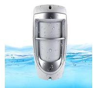 Allarme con sensore di movimento PIR da esterno cablato con doppio rilevamento a infrarossi, alloggiamento in ABS impermeabile, angolo di 110° e portata di 8-12 m, per integrazione di sicurezza