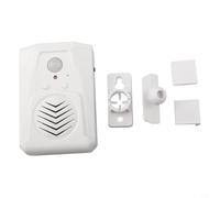 Allarme con sensore di movimento USB, lettore audio MP3 con rilevamento a infrarossi PIR e altoparlante integrato da 1 W, supporta modalità di riproduzione loop, controllo volume 80-120 dB, USB o