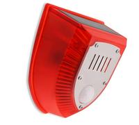 Allarme con sensori di movimento per esterni a energia solare con luce sonora da 129 dB per migliorare i sensori di protezione di sicurezza