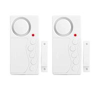 Allarme congelatore 2 pezzi senza fili porta finestra, 30 secondi ritardo regolabile, sensore porta aperto, allarme frigorifero rumoroso 108 dB