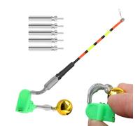 Allarme da per canna - Indicatore elettronico con luce di posizione, campane da per canna - per barche, fiume, lago, kayak, pontone, stagno, riva, ponto, pesce gatto, , trota, pesce