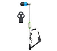 Allarme da pesca robusto con indicatore LED luminoso, design facile da usare per gli appassionati di pesca all'aperto (blu)