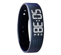 Allarme da polso, con display a LED, orologio digitale, sveglia vibrante, cinturino digitale impermeabile per adulti e ragazzi che dormono pesantemente in ufficio, camera da, sonno