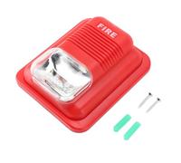 Allarme di alta efficienza energetica 12V/24V doppie tensioni con la luce del LED per l'allarme e il corno dell'ABS dell'installazione dell'ufficio e della casa dell'hotel