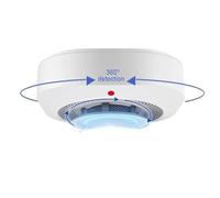 Allarme di avvertimento for rilevatore fumo e incendio wireless da 433 MHz, rilevamento incendi interni, allarme con sirena 85 dB for casa, ristorante, hotel, ufficio(3pcs No battery)