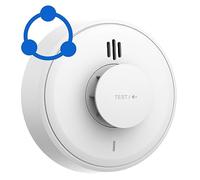 Allarme di calore, batteria sigillata da 10 anni, rivelatore di calore per la cucina, allarme di calore per la cucina può disattivare a distanza, conforme allo standard BS 5446 (1pezzo interconnesso)