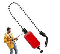 Allarme di - Indicatore di Swinger Bobina a Catena di Metallo | Componente di avviso di Segnale Senza Luce | Accessorio a Canna Portatile per rilevamento del morso, configurazione, attrezz